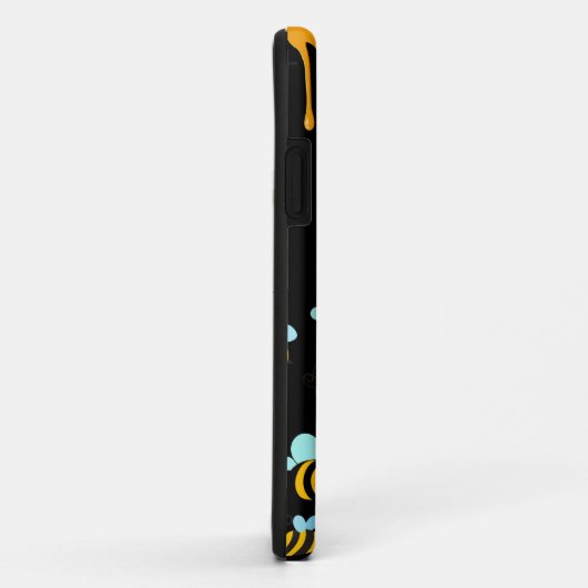 Geïllustreerde hommels zwarte honing Case-Mate iPhone case (Achterkant/rechts)