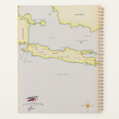 Geïllustreerde kaart van Java. Planner (Achterkant)