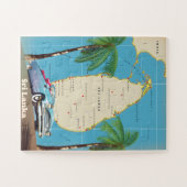 Geïllustreerde kaart van Sri Lanka Legpuzzel (Horizontaal)