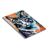 Geïllustreerde kat | Notitieboek Journal (Rechterzijde)