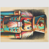 Geïllustreerde kerst notenkraker tissuepapier (Voorkant)