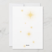 Geïllustreerde Kerstmisscène van de Kaart (Achterkant)