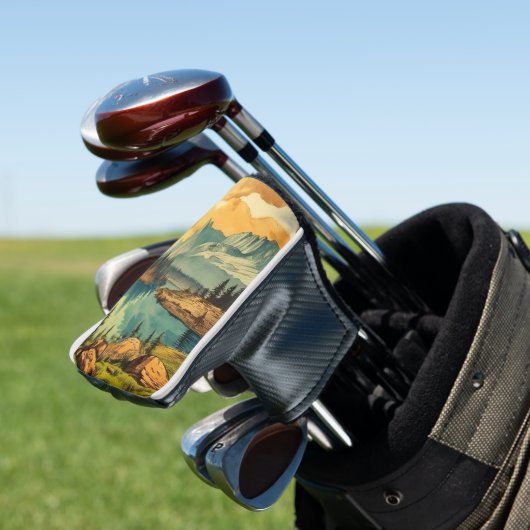  Geïllustreerde Nationale Parkkunst Golfheadcover (Insitu)