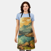  Geïllustreerde Nationale Parkkunst Schort (Gedragen)