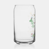 Geïllustreerde Palm Springs kaart | vrijgezellen Blikvorm Glas (Voorkant)