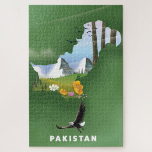 Geïllustreerde reisgids van Pakistan. Legpuzzel
