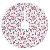 Geïllustreerde rode Holly bessen Kerstboom Rok (Voorkant)