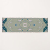 Geïllustreerde Sage Area Rug Yogamat (Voorkant (horizontaal))