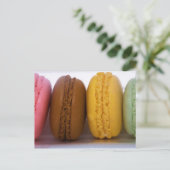Geïmporteerde gourmet Franse macarons Briefkaart (Staand voorkant)