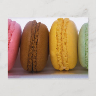 Geïmporteerde gourmet Franse macarons Briefkaart