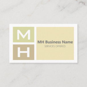 Geïnactiveerde klokken van Warm Tone Visitekaartje