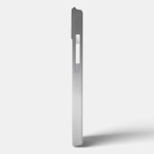 Geïndividualiseerde naam van geborsteld metaal Case-Mate iPhone case (Achterkant / Links)