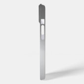 Geïndividualiseerde naam van geborsteld metaal Case-Mate iPhone case (Achterkant / Links)