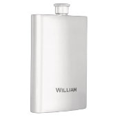 Geïndividualiseerde naam van geborsteld metaal flacon (Rechts)