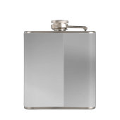 Geïndividualiseerde naam van geborsteld metaal heupfles (Achterkant)