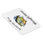 Geïnfecteerd met blauw-keelkoorts magneet (Rechterzijde)