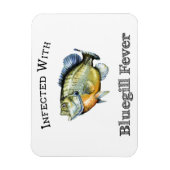 Geïnfecteerd met blauw-keelkoorts magneet (Verticaal)