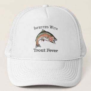 Geïnfecteerd met forelkoorts trucker pet