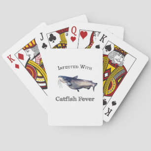 Geïnfecteerd met katviskoorts pokerkaarten