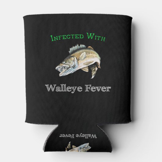 Geïnfecteerd met walleye koorts blikjeskoeler (Achterkant)