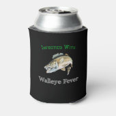 Geïnfecteerd met walleye koorts blikjeskoeler (Blikje Achterkant)