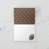 GEINITIALEERDE VOETBAL TROUWKAARTJE BEDANKT (Binnen)