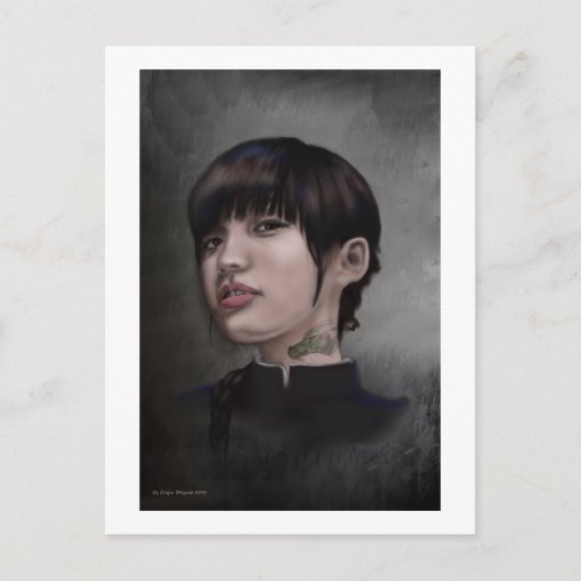 geïnitieerd briefkaart (Voorkant)