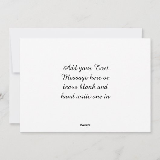 geïnkte blauwe oceaangolf feestdagenkaart (Achterkant)