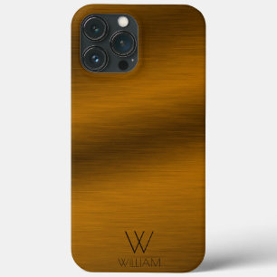Geïnpenseerd minimalistisch gepersonaliseerd mono iPhone 13 pro max hoesje