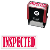 Geïnspecteerd Bedrijf Kantoor Ingelijste Eenvoudig Zelfinktende Stempel (In situ)