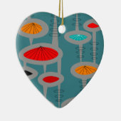 Geïnspireerd Abstract door atoommidden Keramisch Ornament (Rechts)