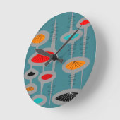 Geïnspireerd Abstracte door atoommidden Ronde Klok (Hoek)