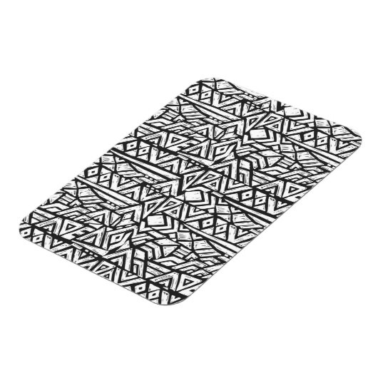 Geïnspireerd Artsy Tribal Pattern Magneet (Linkerzijde)