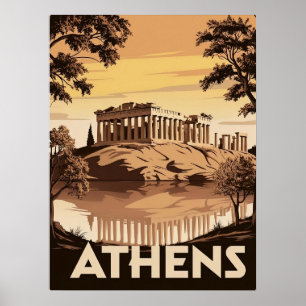  geïnspireerd Athene – iconisch Parthenon Poster
