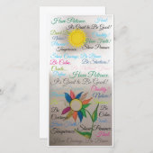 Geïnspireerd Bedankkaart (Voorkant / Achterkant)