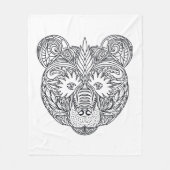 Geïnspireerd Beer Fleece Deken (Voorkant)