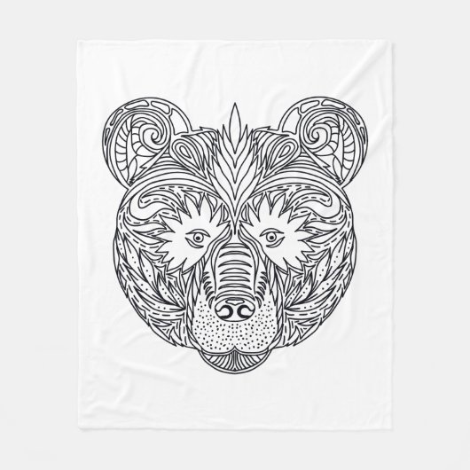 Geïnspireerd Beer Fleece Deken (Voorkant)