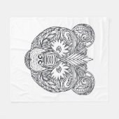 Geïnspireerd Beer Fleece Deken (Voorkant (Horizontaal))