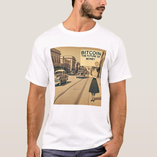 -geïnspireerd Bitcoin BTC crypto T-shirt (Voorkant)