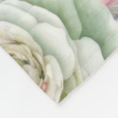 geïnspireerd bloemmotief fleece deken (Hoek)