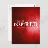 Geïnspireerd Briefkaart (Voorkant / Achterkant)