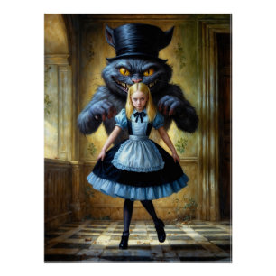 Geïnspireerd door Alice in Wonderland Perfect Poster