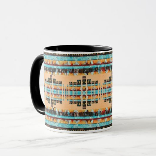 Geïnspireerd door Boho Southwest Mok (Voorkant links)