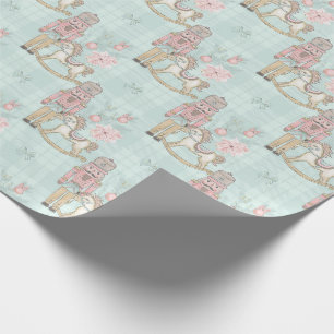 Geïnspireerd door bont kerstpapier cadeaupapier
