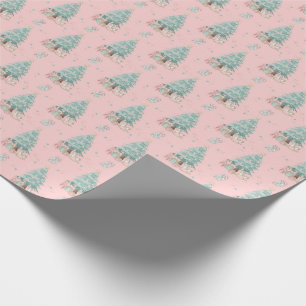 Geïnspireerd door bont kerstpapier cadeaupapier