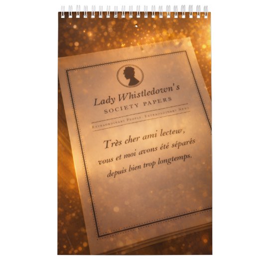 Geïnspireerd door Bridgerton Kalender (Hoes)