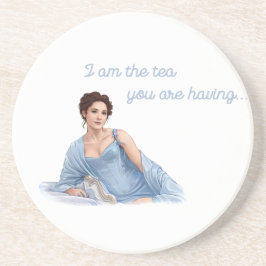 Geïnspireerd door Bridgerton Zandsteen Onderzetter