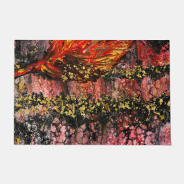 Geïnspireerd door Californische brandhaarden Deurmat