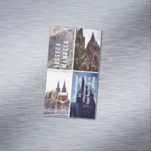 Geïnspireerd door Keulen  Magnetisch Visitekaartje