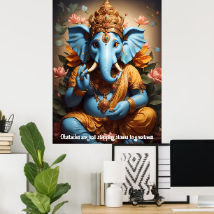 Geïnspireerd door Lord Ganesha Poster